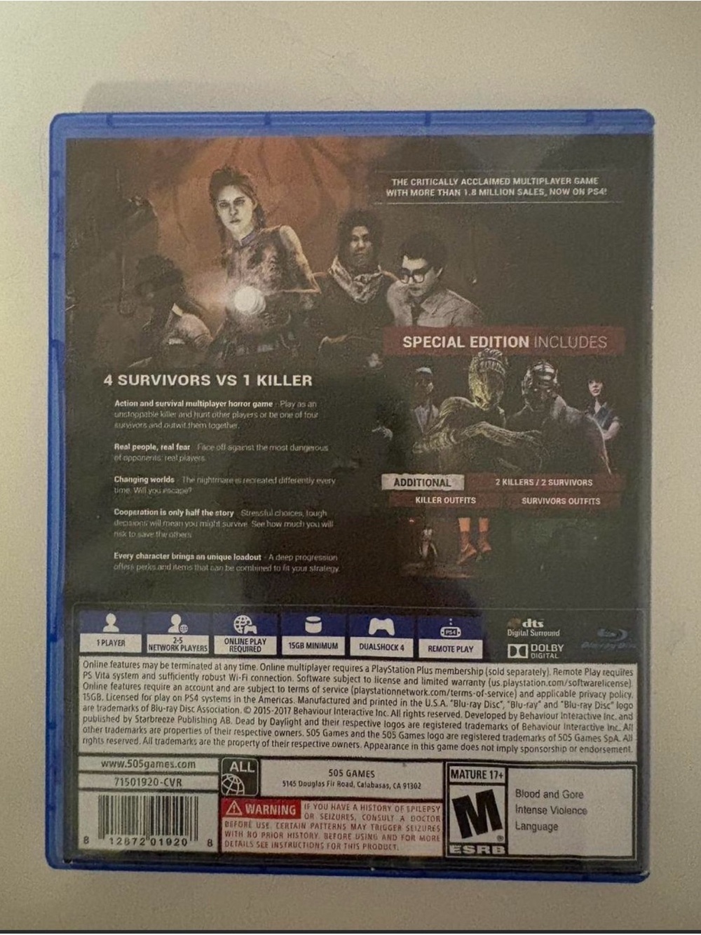 Video Game Case Back - Picture 2 of 2